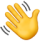 hand waving emoji